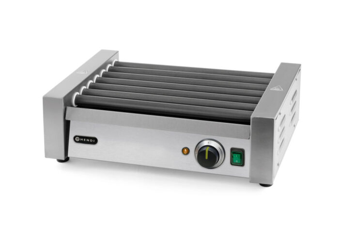 Sausage rolling grill - 9 rollers - 230V / 940W - 520x400x(H)175 mm UK